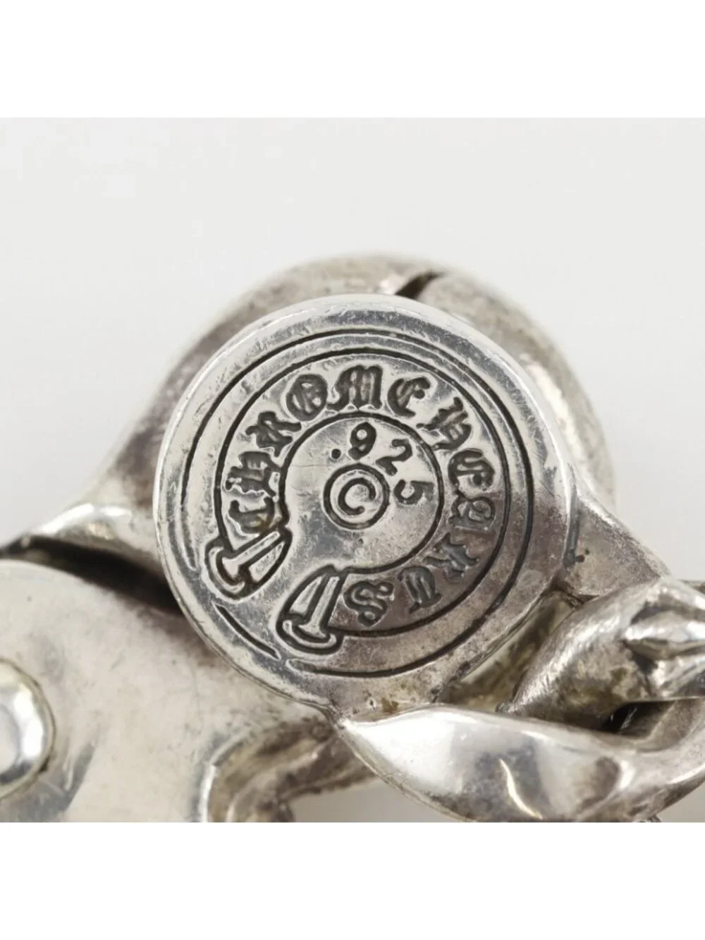 Chrome Hearts Fancy Chain Lnk 925 Sterling Silver Bracelet